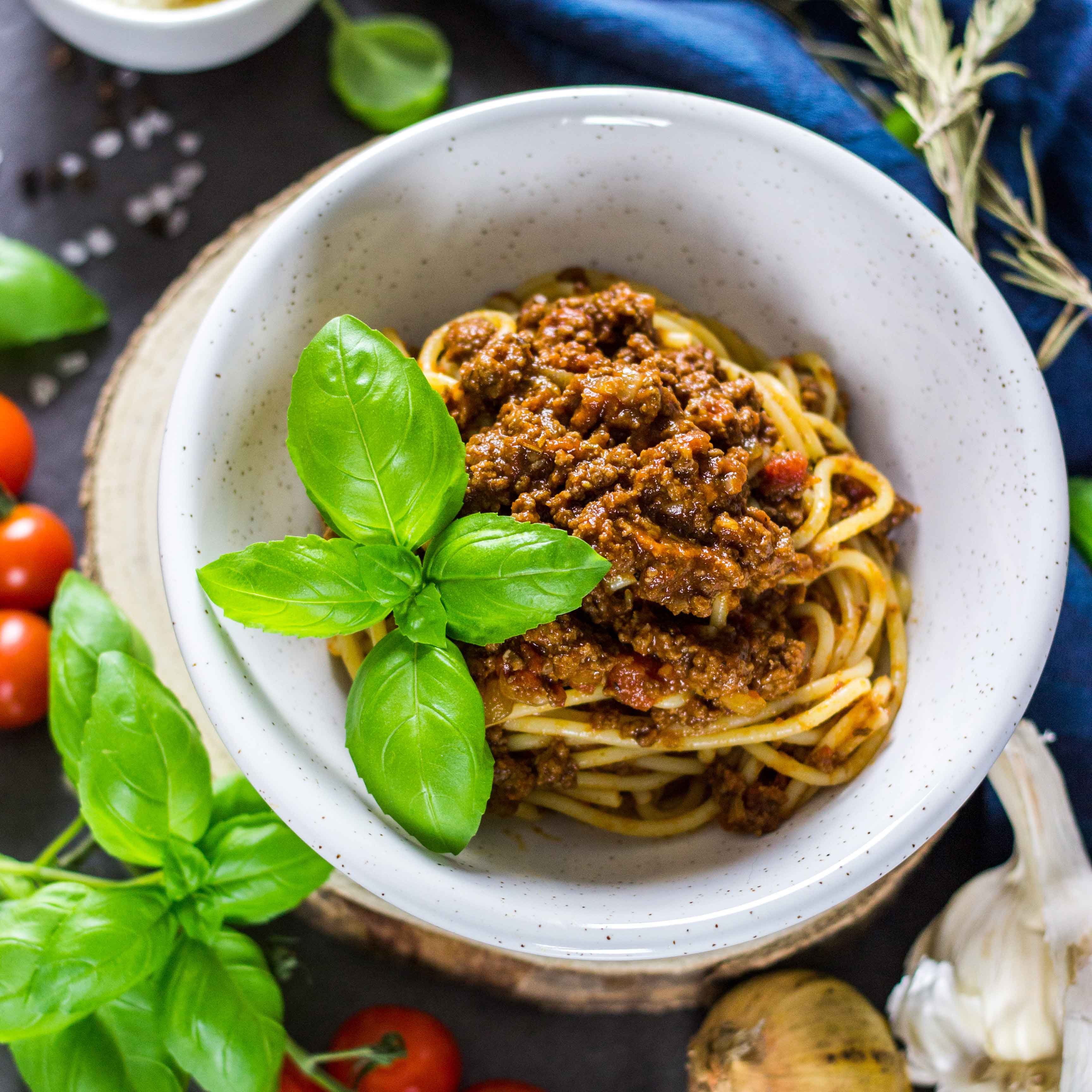 Kalorienarme Bolognese Einfach Und Schnell Nur 15 Minuten Vorbereitung Kalorien Geniessen