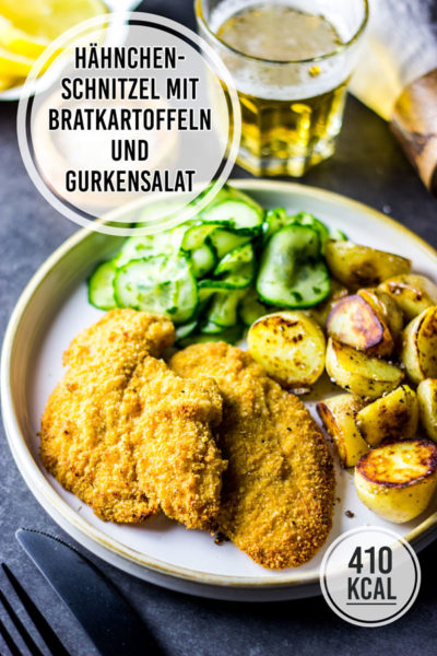 Hähnchenschnitzel aus dem Backofen mit knuspriger Parmesan-Panierung ...