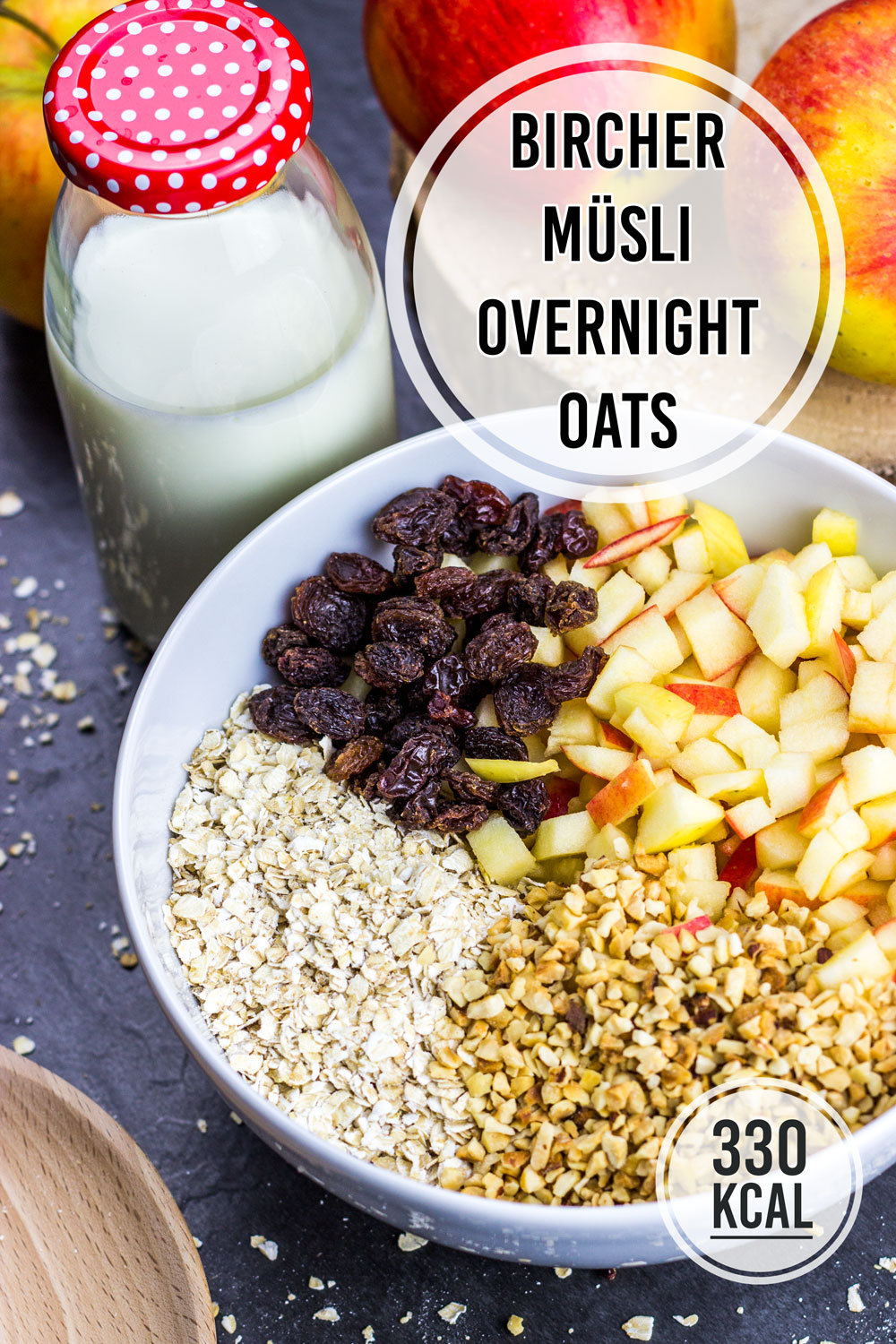 Bircher Musli Overnight Oats Gesund Einfach Und Lecker Kalorien Geniessen